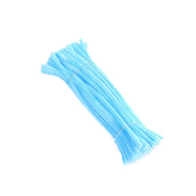 Factory direct sale Educational Toys 30cm*6mm Multi color pipe cleaner diy fuzzy stick craft chenille Stem for Kids